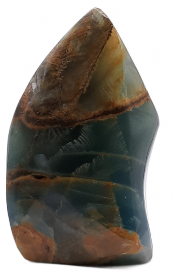 Edelsteen Urn Blauwe Aragoniet.