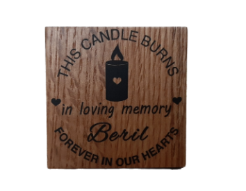 Kaars met afbeelding