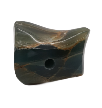 Sculptuur Blauwe Aragoniet onderzijde