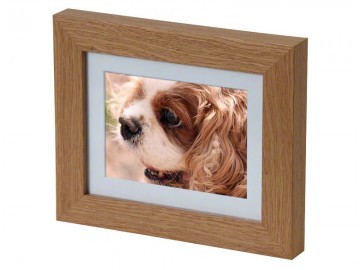 Mini Frame, wit, walnoot, eik en tin
