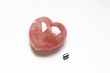 Rozenkwarts hart