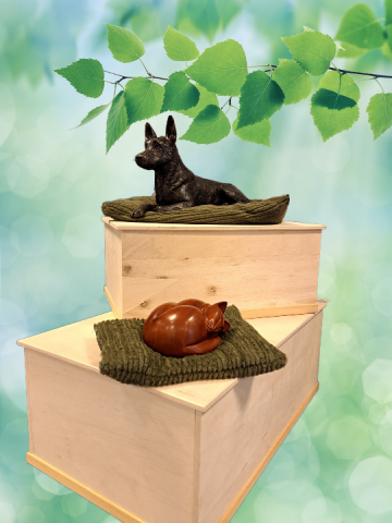 Sfeerbeeld dierengrafkisten