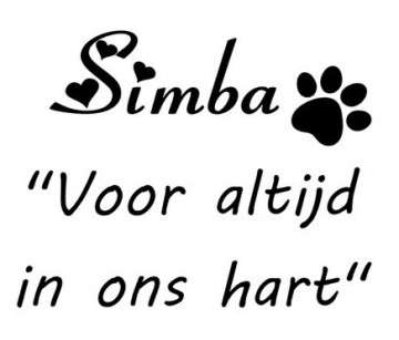 Voor altijd in ons hart